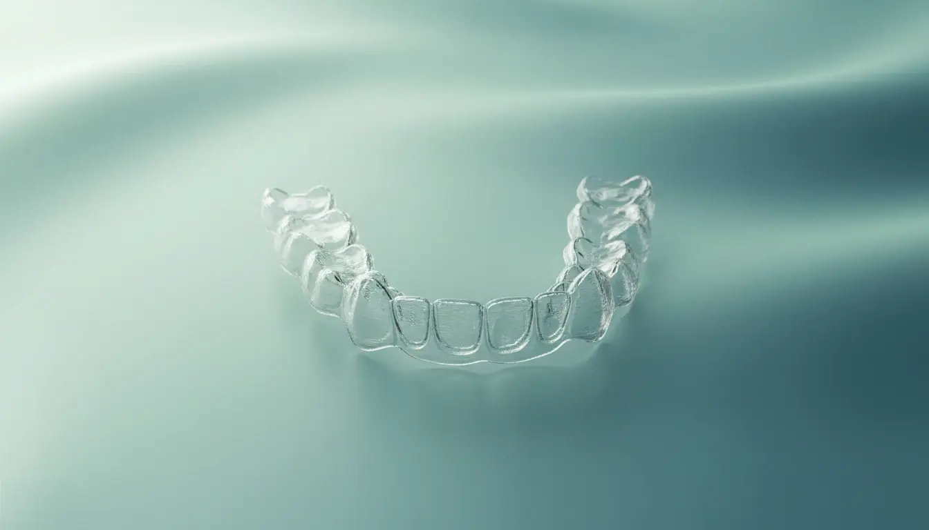 A-precision-crafted-clear-aligner-designed-for-optimal-tooth-movement-