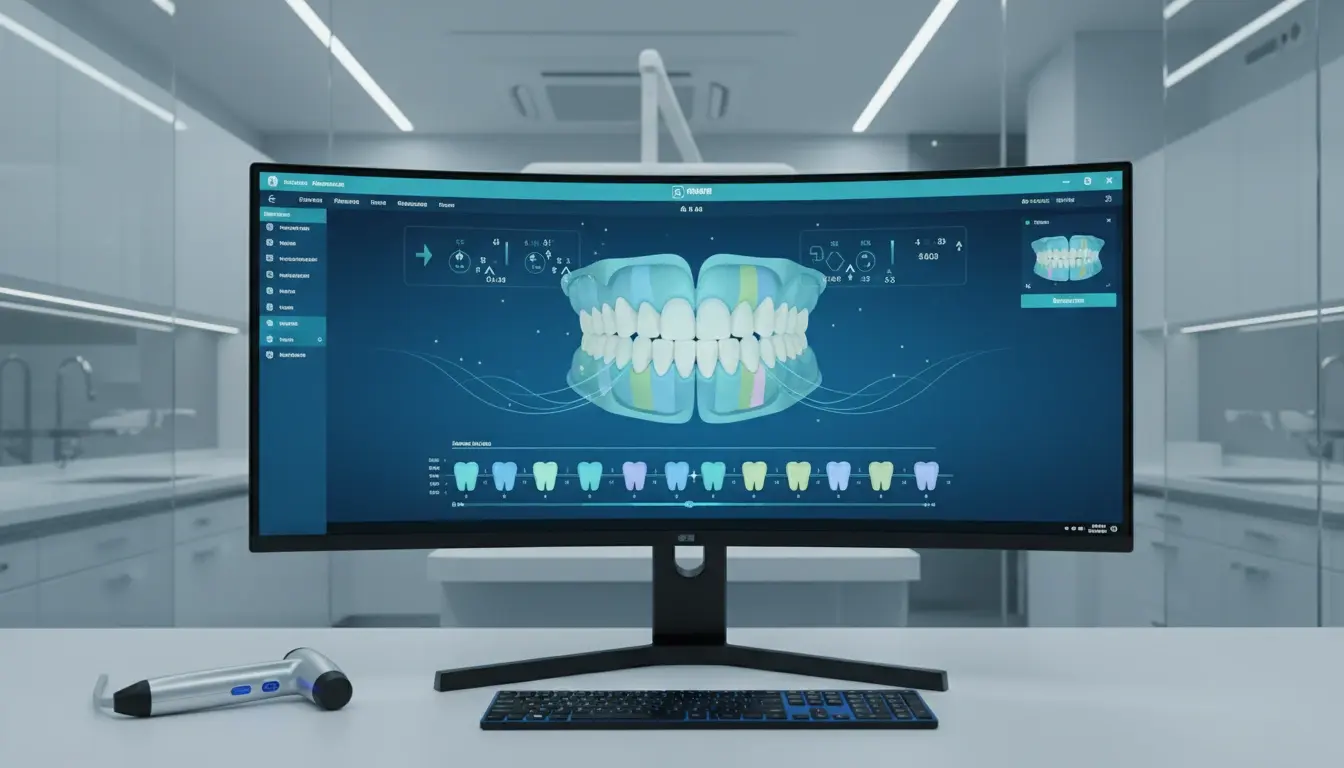 AI-clear-aligner-design-software-interface-with-automated-3D-tooth-segmentation-and-staging