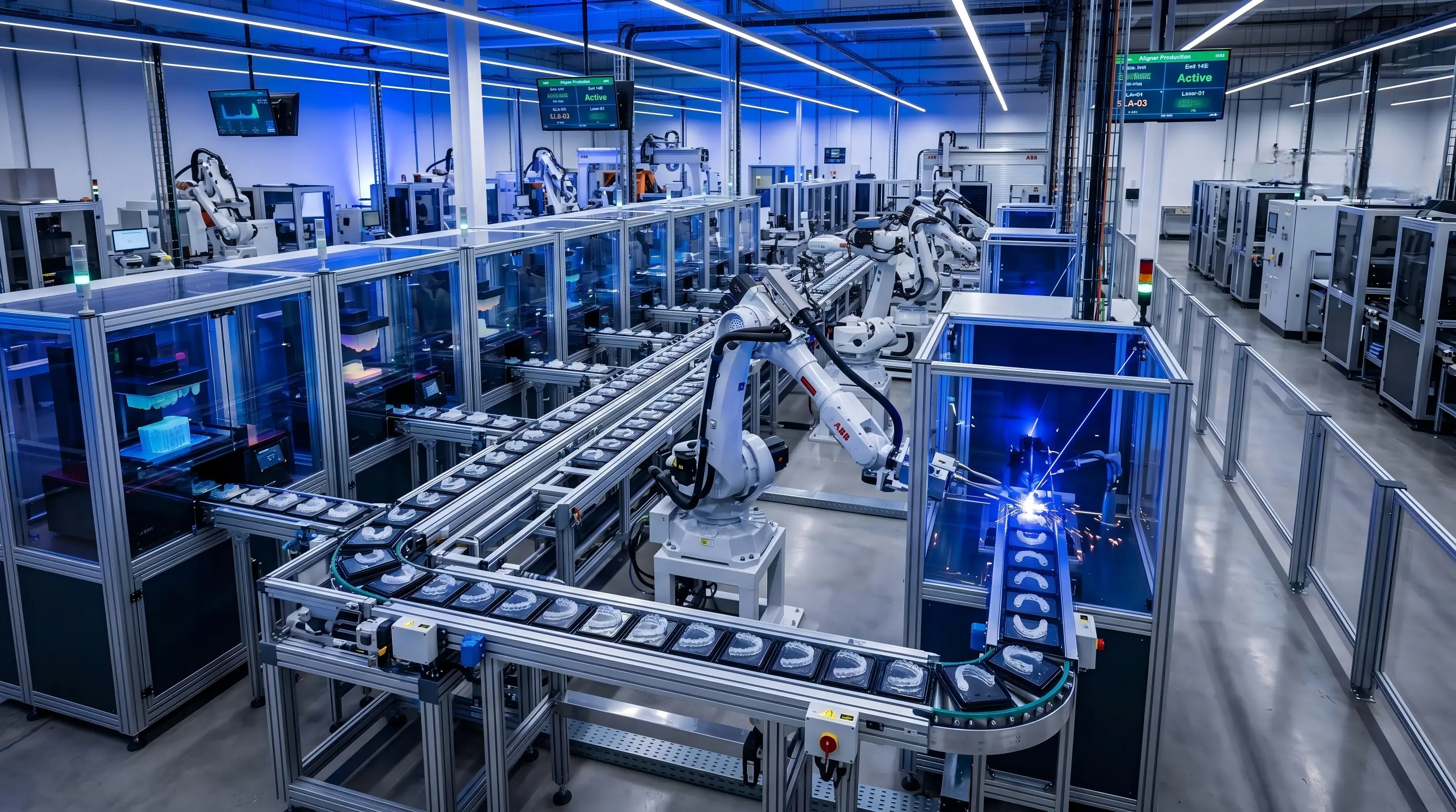 Best-Smile-Tech-automated-clear-aligner-production-line-with-robotic-manufacturing