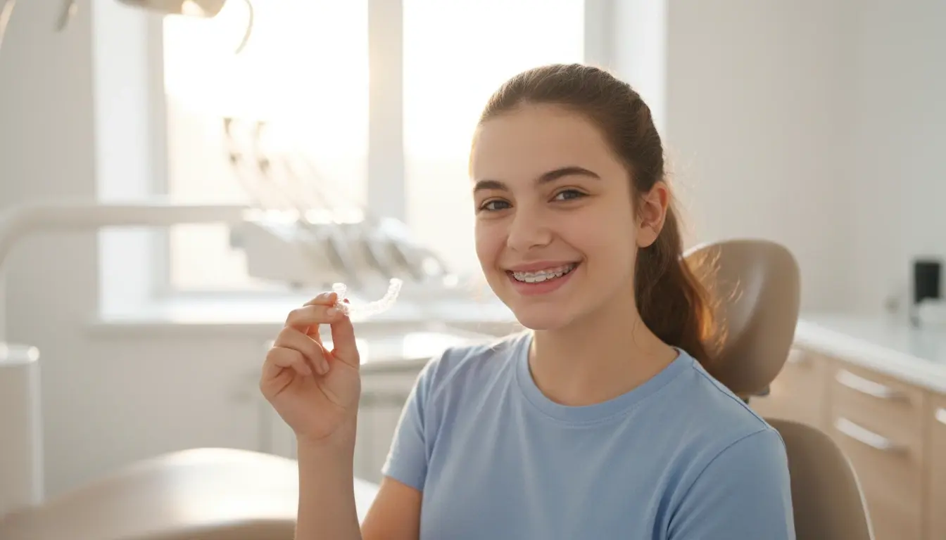 Clear aligners offer teens an aesthetic and comfortable treatment experience