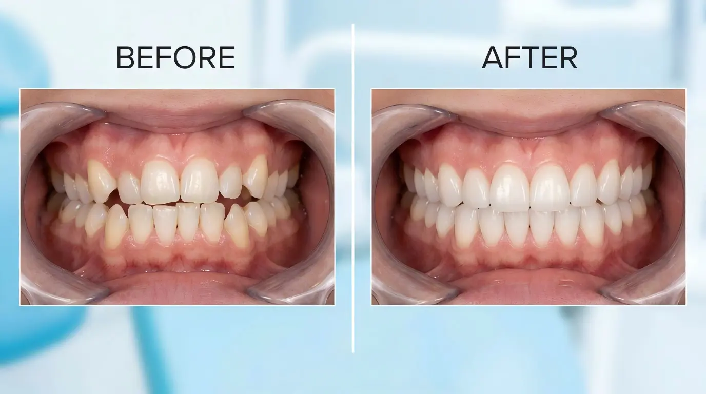 Successful-clear-aligner-treatment-outcome-before-and-after-comparison-for-complex-orthodontic-case.