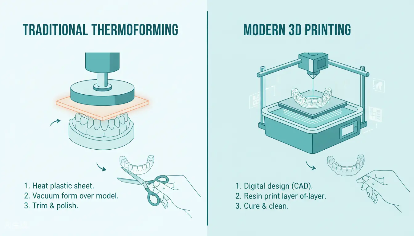 Traditional-thermoforming-left-vs.-modern-direct-3D-printing-right-for-aligner-manufacturing